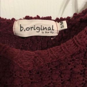 Women’s popcorn sweater